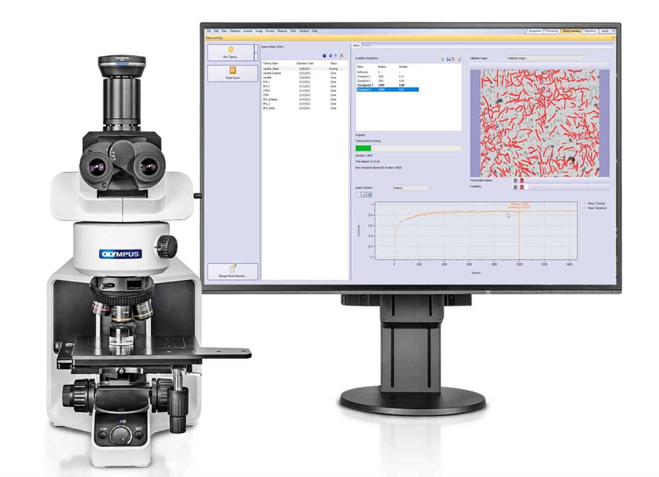 Microscoop service opstelling BX