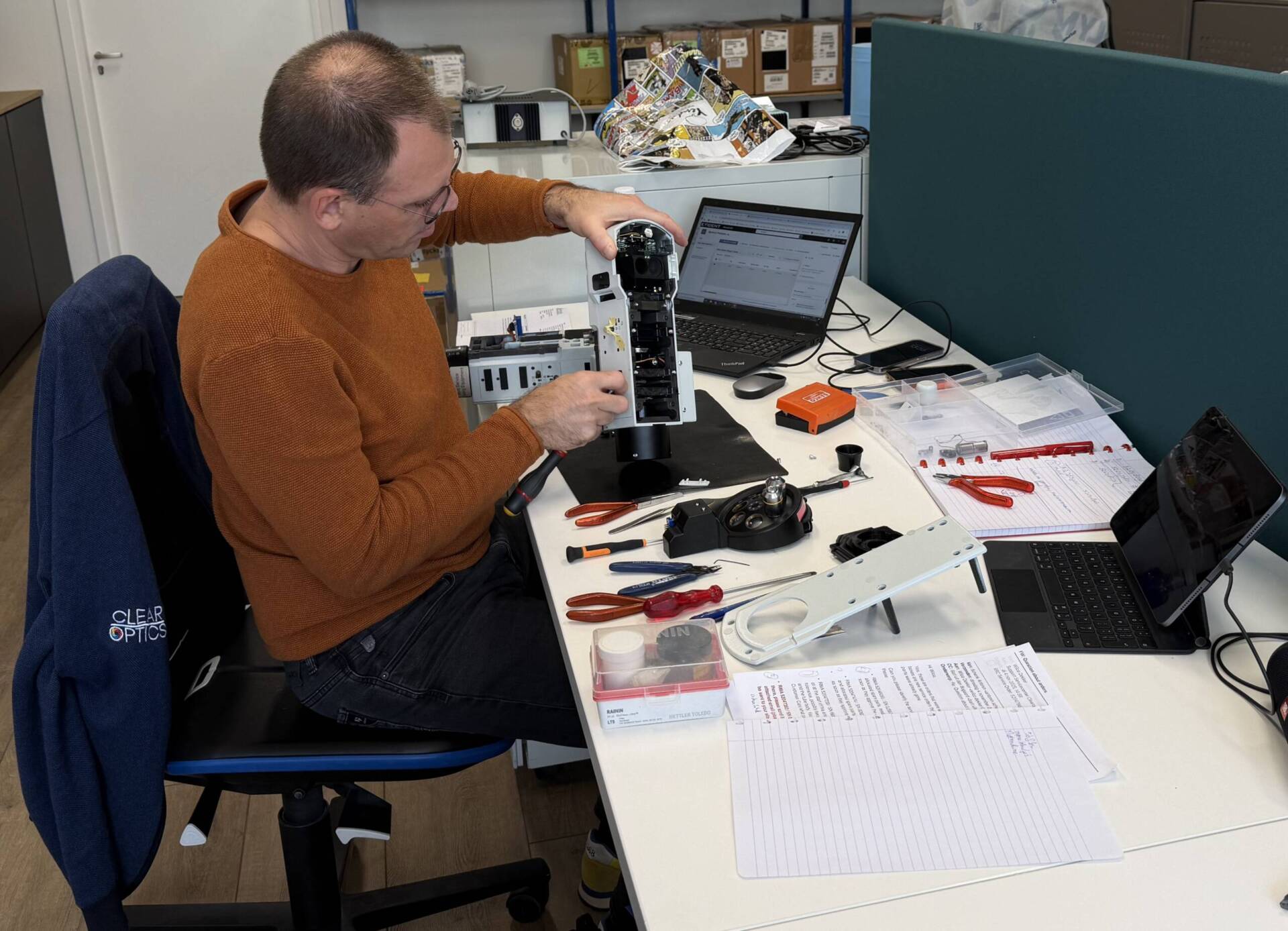 microscoop onderhoud